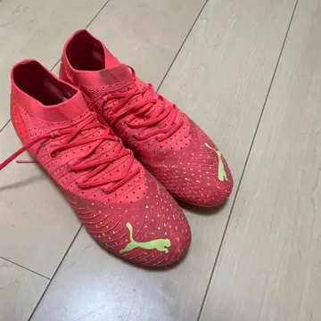 Puma 오렌지 스파이크 축구화 푸마 [가격 인하 가능]