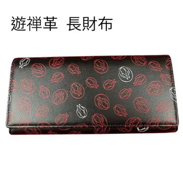 새상품 유젠카와 장지갑 317 소가죽 블랙 토끼 지갑 레드