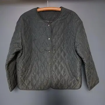 다크 그레이 퀼팅 자켓 S 사이즈