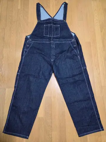 다크 데님 오버롤