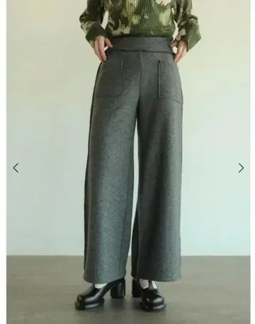 야마다야 RADIATE 울 와이드 팬츠 일본제 스콧 클럽