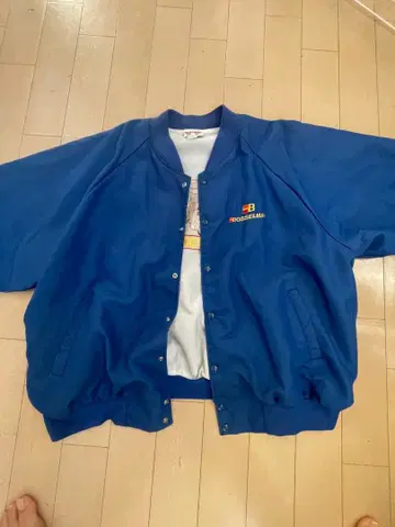 HARTWELL BOSSELMAN 바시티 자켓 파랑