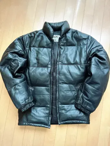 SCHOTT USA제 천연 가죽 다운 자켓 size 34