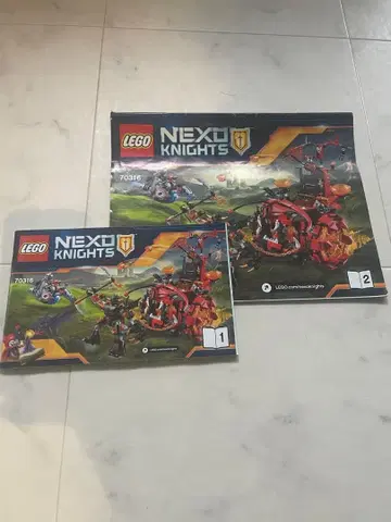 LEGO NEXO KNIGHTS 70316 부품과 설명서