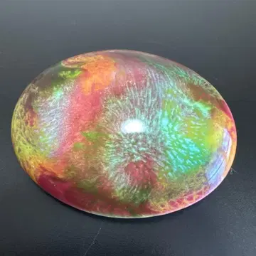 구타니야키 칠보 세공 브로치 선명한 색상