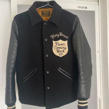 COOTIE 바시티 자켓 S 블랙 자수