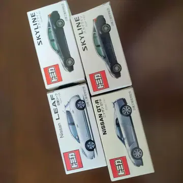 닛산 자동차 미니카 세트 4대