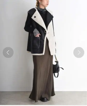 인조 모피 스웨이드 롱 베스트 RADIATE