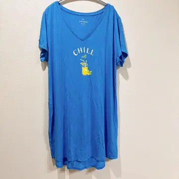 JOE FRESH 터콰이즈 블루 원피스 [ XL/TG ] 귀여운 주스