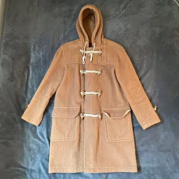 빔즈 베이지 플리스 더플 코트