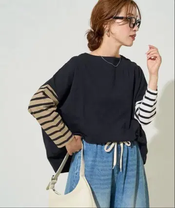 FREAK'S STORE 바스크 보더 롱 슬리브 티셔츠