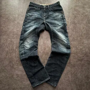 분위기 에드윈 커브 데님 스트레치 바이커 히게 아메카지 y2k