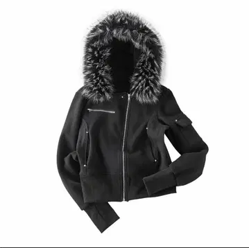 퍼 후드 캐주얼 자켓