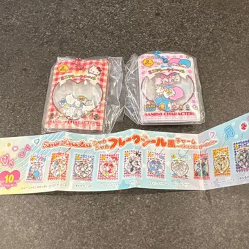 산리오 가챠 바스락 프레이크씰풍 참 키키라라 헬로키티