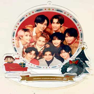 [익명 배송] Snow Man 아크릴 스탠드 2024 크리스마스 후지야