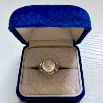 진주풍 약간 웜 컬러 반지 반지 유품 정리 1226-a35