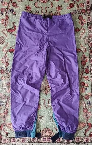 patagonia 보라색 나일론 스트레이트 팬츠