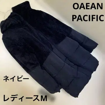 OAEANPACIFIC 네이비 롱 다운 자켓 여성용 M
