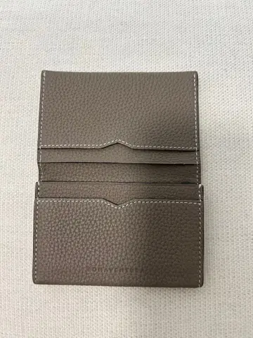 새상품급 보나벤츄라 비즈니스 카드 케이스 슈링크 가죽 명함지갑 케이스