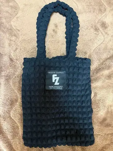 후르츠 지퍼 팝콘 토트백