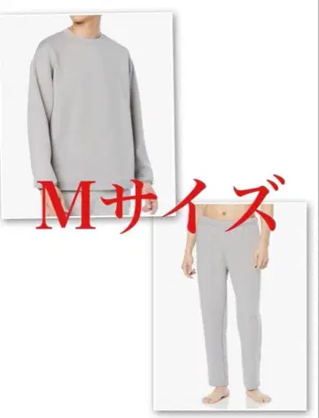 [ 젤라또피케 옴 ] 종이상자 니트 상하의 세트 M 그레이