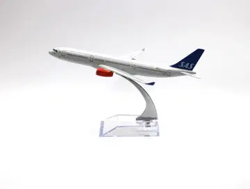 스칸디나비아 항공 에어버스 A330 16cm 모형 다이캐스트 스탠드 포함