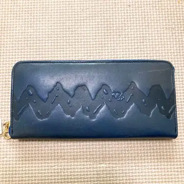 스누피 SNOOPY 여성용 지갑 장지갑 라운드 소가죽