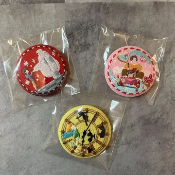 디즈니 Disney 자수 캔뱃지 3개 세트