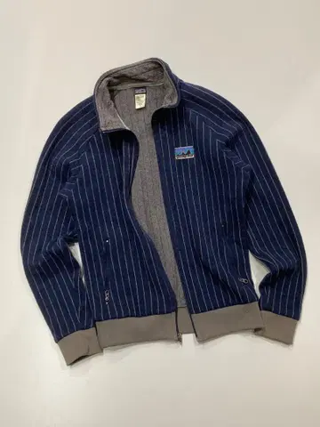 Patagonia 네이비 스트라이프 자켓