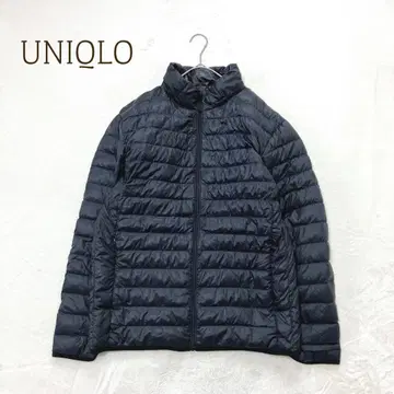 유니클로 다운 자켓 경량 방한 (XL) 하이넥 무지 심플