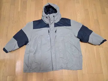 다운 자켓 L 사이즈 그레이/네이비