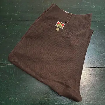 90s 벤 데이비스 USA 프리스코 팬츠 브라운