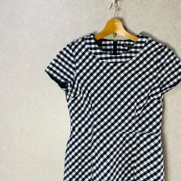 Brooks Brothers 체크 무늬 반팔 원피스 사이즈 2