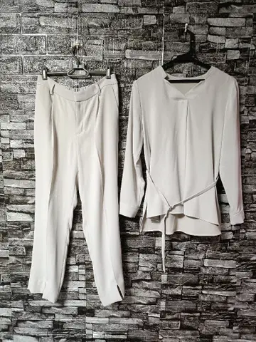 라이트 그레이 수트 셋업 세트 입학식 졸업식 L 사이즈