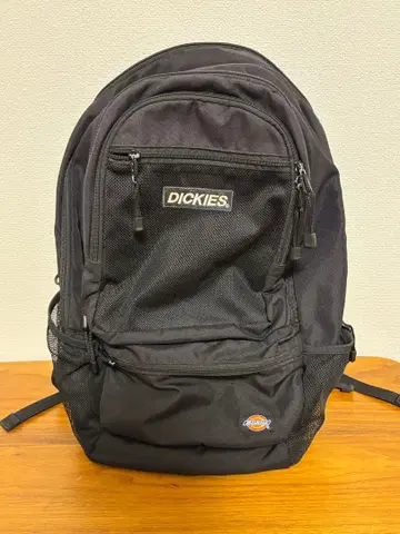 [다기능] DICKIES 블랙 백팩 중형