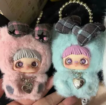 메이메이 봉제 인형형 키링 2개 세트