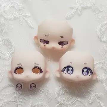 당지수 100% 페이스 파츠 3개 세트 블라인드 인형