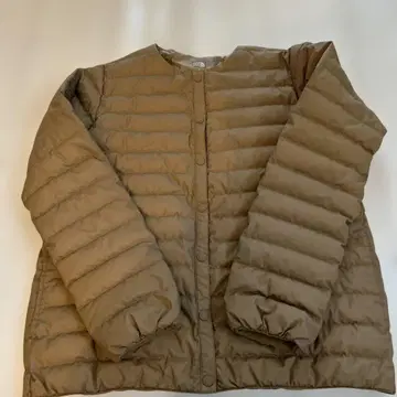 THE NORTH FACE 다운 자켓 M 카키 얇은 소재