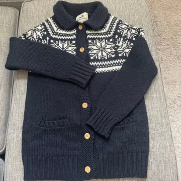 두 패밀리 프로듀스 Snow scapes 아가일 가디건