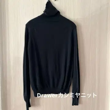 드로어 블랙 터틀넥 스웨터 사이즈 2