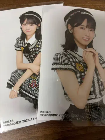 AKB48 넷샵 한정판 사진 2장 세트 야마우치 미즈키