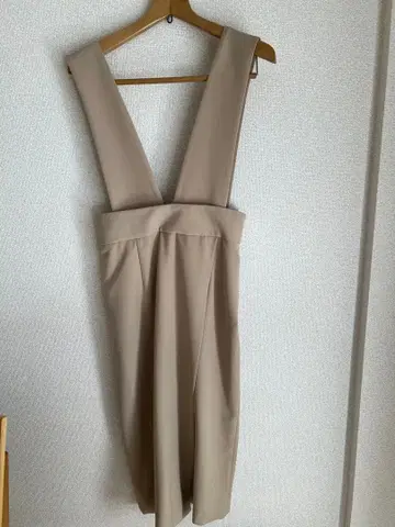 베이지 스커트 살로펫 2버튼 2way