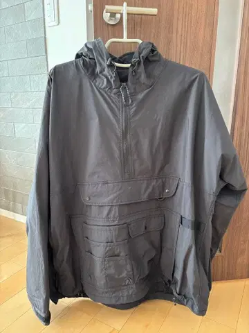 WOODS 블랙 아노락 마운틴 후드티 새상품급