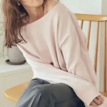 Mila Owen 핑크 오프숄더 긴팔