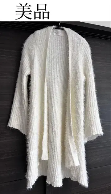 [ 새상품급 ] gelato pique 롱 가디건 화이트