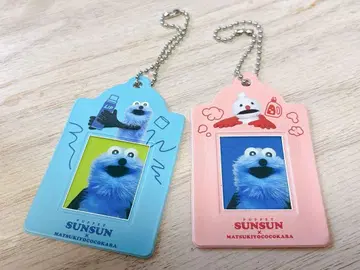 퍼펫 순순 마츠모토키요시 미니 사진 키링 마츠키요 논논