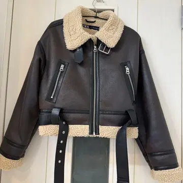 ZARA 무스탕 코트 EU 38