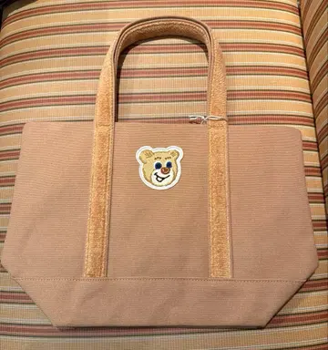 러브러리 바이 페이 올드 테디 와펜 토트백 베이지