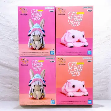 메이드 인 어비스 큰 Fluffy Puffy 나나치 미티 2종 4체