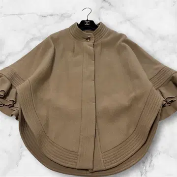 레어 스콧 클럽 판초 고급스러움 프릴 울 9호 인기 가을/겨울